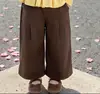 Conjunto de Otoño para Niñas 2026 Nueva Moda Dibujos Animados Encaje Camiseta de Manga Larga y Pantalones de Pierna Ancha Ropa de Otoño Moderna para Niños