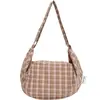 Bolsa de Lona Estampa de Leopardo Estilo Coreano Bolsa Preguiçosa e Relaxada para Mulheres 2026 Nova Bolsa Tote de Outono Grande Capacidade Bolsa Transversal