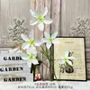 Buquê de Flores Artificiais com 5 Flores de Clematis, Flores de Seda para Arranjos de Casamento, Arte Floral para Decorações de Casamento, Sala de Estar, Casa, Hotel