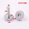 Almohadillas de Pata Ajustables Blancas para Mesas y Sillas, Almohadillas Antideslizantes para Pies de Muebles, Múltiples Especificaciones Disponibles, Almohadillas de Pata de Tornillo Ajustables para Gabinetes