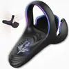 Perona Vibratório Elétrico Masturbação Masculina Anel de Bloqueio de Sêmen Ovo Recarregável Brinquedo Sexual Masculino Anel Vibratório Anel de Bloqueio de Sêmen