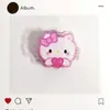 Estilo Cartoon Sanrio Acrílico Transparente Clipe de Desenho Animado Papelaria Informação Organização de Provas Clipe Transparente Cauda de Andorinha Clipe de PP