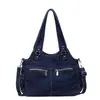Bolso Tote Texturizado Retro Elegante Nuevo Primavera 2026, Bolso de Hombro Sencillo y Moderno, Bolso de Mano de Mezclilla de Alto Valor