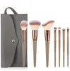 Set de 15 Brochas de Maquillaje Color Dorado Champagne Transfronterizo Set de Brochas de Maquillaje Ultra Suaves Cangzhou Brochas para Sombras de Ojos y Rubor