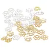 Atacado do Fabricante Liga Multi-Modelo Flor Pequena Espaçador 6mm Contas Espaçador Pérola Acessórios de Contas para Pulseira