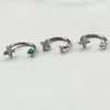 Trevo de Quatro Folhas com Diamantes Anel de Lábio Anel de Osso da Orelha Anel em C Nicho Versátil Joias para Piercing Atacado Yiwu Transfronteiriço