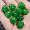 Jadê Contas Espalhadas Cabeça de Buda Turquesa Contas Espalhadas Quartzo Rocha Cabeça de Buda de Jade Contas Espalhadas Pulseira Colar Verde Espinafre Acessórios de Contas