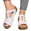 Comercio exterior transfronterizo talla grande otoño 2026 nuevas zapatillas con plataforma y puntera abierta para mujer, sandalias de meter estilo europeo y americano para mujer al por mayor