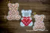 Luz Noturna LED Formato Urso Fofo Lâmpada Decoração Casa Crianças Artesanato Urso de Madeira Iluminação