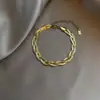 Europa e Estados Unidos tendência transfronteiriça ins corrente cubana colar 18k ouro não desbota corrente de personalidade da moda joia de alta qualidade
