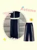 Conjunto para Niña 2026 Otoño Nuevo Estilo Coreano Chaqueta Infantil Pantalones Anchos Casuales Conjunto de Moda para Niña Primavera y Otoño
