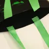 Bolsa de Tecido Não Tecido Rept Lixin Feita Sob Medida Estilo Simples Bolsa Tote Portátil Sacola de Embalagem para Compras de Supermercado Pode Ser Impressa com Logotipo