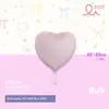 Mecrla Nuevo 18 pulgadas / 30 pulgadas Estrella de Cinco Puntas Flotante Corazón de Melocotón Mate Película de Aluminio Propuesta Globo de Cumpleaños