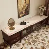 Tapete de Mesa para Gabinete de TV Estilo Bordado, À Prova de Óleo, À Prova d'Água, Não Lavável, Novo Modelo 2026, Tapete Protetor de Mesa de Centro de Luxo Leve de Alta Qualidade