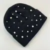 Moda Otoño e Invierno Conejo de Piel de Perla Cálido Versátil Gorro de Punto para Mujer Nuevo Pequeño Estilo Chanel para Exteriores Resistente al Frío Protección para los Oídos Gorro