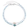 Collar Transfronterizo TEMU Explosivo de Cuentas de Arroz Bohemio Estrella de Mar de Playa Hawaiana Cuello Mujer