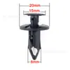 Clip de remache de plástico para coche de 8 mm, clip para maletero, parachoques, guardabarros, adecuado para Toyota Prado Corolla