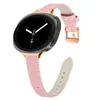 Adecuado para Samsung Watch 8/9 nueva correa de cuero, Correa de reloj de cuero de cola puntiaguda universal para Watch 8 Classic