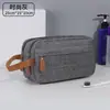 Bolsa de Aseo de Viaje para Hombre de Alta Gama Gran Capacidad Viaje de Negocios Bolso de Mano Portátil Bolsa de Almacenamiento con Compartimentos Bolsa de Maquillaje para Hombre