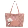 Bolsa Tote Estampada Versátil, Moderna e Elegante para Mulheres, Grande Capacidade, Sensação de Luxo, Nicho, Leve, Bolsa de Ombro Novo Estilo