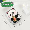 Clip para notas de capibara clip de papel pp acrílico caricatura creativo diy almacenamiento papel de prueba clip de pedo cuenta de mano clip pequeño