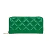 Comercio exterior nueva billetera larga para mujer con relieve de rombos, clutch largo, moda europea y americana, billetera multi-tarjeta, monedero