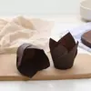Vasos de Papel para Pastel de Tulipan, Vasos para Muffins de Postre, Vasos de Llama, Vasos Desechables para Hornear Resistentes a Altas Temperaturas, Forros de Papel a Prueba de Aceite para Pastel
