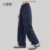 Colección de otoño 2026 para niñas Xiaofei, nuevos pantalones casuales de estilo para niños mayores, pantalones de moda para niñas, pantalones de trabajo versátiles a prueba de viento