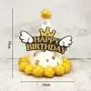 Sombrero de Cumpleaños para Niños y Adultos Punto Láser Reflectante Gorra Puntiaguda de Bola Gorra Puntiaguda de Fiesta Gorra de Corona Gorra de Bola Mao