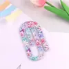 Clipe de Papel Acrílico Impresso para Marca-páginas de Caderno Porta-Arquivos Cartão de Visita Etiqueta de Livro Pingente DIY Transfronteiriço Novo Produto