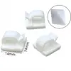 Xk001 Sujetador de Cables Clip Transparente para Cables Organizador de Cables Hebilla para Cableado de Coche Fijación de Cables de Escritorio Autoadhesivo Tipo R