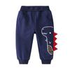 Educación Física Niños Monstruo Dibujos Animados Lindos Pantalones Monocromáticos Cintura Elástica Pantalones de Moda Tendencia Pantalones Deportivos para Niños