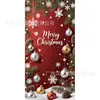 Cortinas para Puerta de Navidad, Banderas para Puerta, Cajas de Regalo, Decoraciones para Interiores y Exteriores, Banderas para Eventos Festivos, Envío Transfronterizo