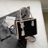 Bolso de mano elegante para mujer, bolso de mano informal de moda de 2024, bolso de hombro con contraste, moderno