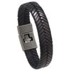 Accesorios de Moda Europeos y Americanos de Alta Venta, Pulseras de Cuero Sólido Tejidas a Mano Simples, Accesorios Versátiles Creativos Unisex