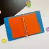 Página Divisória Laranja para Folhas Soltas, Núcleo de Reposição para Folhas Soltas de Classificação de Dados A7, Núcleo de Reposição para Folhas Soltas de 6 Páginas.