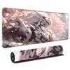 Teclado de Computador Bidimensional Grande de Anime para E-Sports para Homens e Mulheres, Tapete de Mesa Criativo Antiderrapante para Escritório, Mouse Pad Personalizável