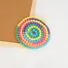 Suministro directo de fábrica en stock cuerda de linterna de color teñido por segmentos de 1 cm bola de pelo de linterna ropa cordón de zapato encaje
