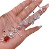 Colar de 6 yuan micro cravejado com zircônia corrente de clavícula delicada de alto padrão fecho de trevo de quatro folhas que não desbota joia de pescoço nicho da moda para mulheres