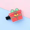 Navidad Niños Dibujos Animados Muñeco de Nieve Alce Conejo Anciano Pasador Niñas Acrílico Campana Regalo Festivo Pasador Tocado