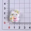Kt Gato Dibujo Animado Material para Joyería Linda Falda Hello Kitty Pasador DIY Imán para Refrigerador Funda para Teléfono Móvil Accesorios para Uñas Portátiles