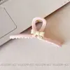 Moño Pasador Simple Clip de Garra Grande para Moño para Mujeres Parte Trasera de la Cabeza Pinza para el Cabello Elegante Clip Tiburón Estilo Coreano