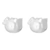 Brincos de Gato Fofo de Desenho Animado com Agulha de Prata 925 para Mulheres, Luxo Acessível, Brincos Escovados de Alta Qualidade, Brincos Elegantes Versáteis para Outono e Inverno