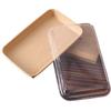 Caja de Embalaje para Sushi de Papel Kraft de Celebridad de Internet Rectangular Caja de Papel de Arroz de Alga Marina Desechable de Alta Gama Comercial con Tapa