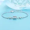 Venta al por mayor del fabricante Nueva Moda Fresca de Tendencia Joyería de Celebridad de Internet para Mujeres, Pulsera de Doble Capa con Efecto Arena Planeta Soñador Chapada en Plata