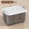 Caja de Almacenamiento Transparente Extra Grande Caja de Almacenamiento de Ropa para Dormitorio Juguetes Domésticos Escritorio Ropa Caja de Almacenamiento de Plástico Venta al por Mayor