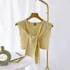 Chal Pequeño para Hombro de Habitación con Aire Acondicionado de Verano Bufanda Tejida para Protección del Cuello de Mujer Primavera y Otoño Delgada Versátil Celebridad de Internet Camisa