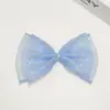 Accesorio de lazo de pedrería de doble capa de malla brillante para accesorios de cabello DIY hechos a mano, ropa, zapatos, sombreros, bolsos y ropa de muñecas