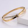 Números Romanos Diamante Simple Elegante Pulsera de Pareja Libro Rojo Pequeño Agitar Rápido Suministro en Vivo Joyería Apertura Mujeres