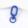 Cierre de Puerta Pequeño en Forma de U de Metal Pintado Giratorio Engrosado y Reforzado Cierre de Langosta Accesorios DIY para Bolsas y Adornos